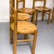 Pine dining chairs in the style of Rainer Daumiller, 1970s, set of 6.