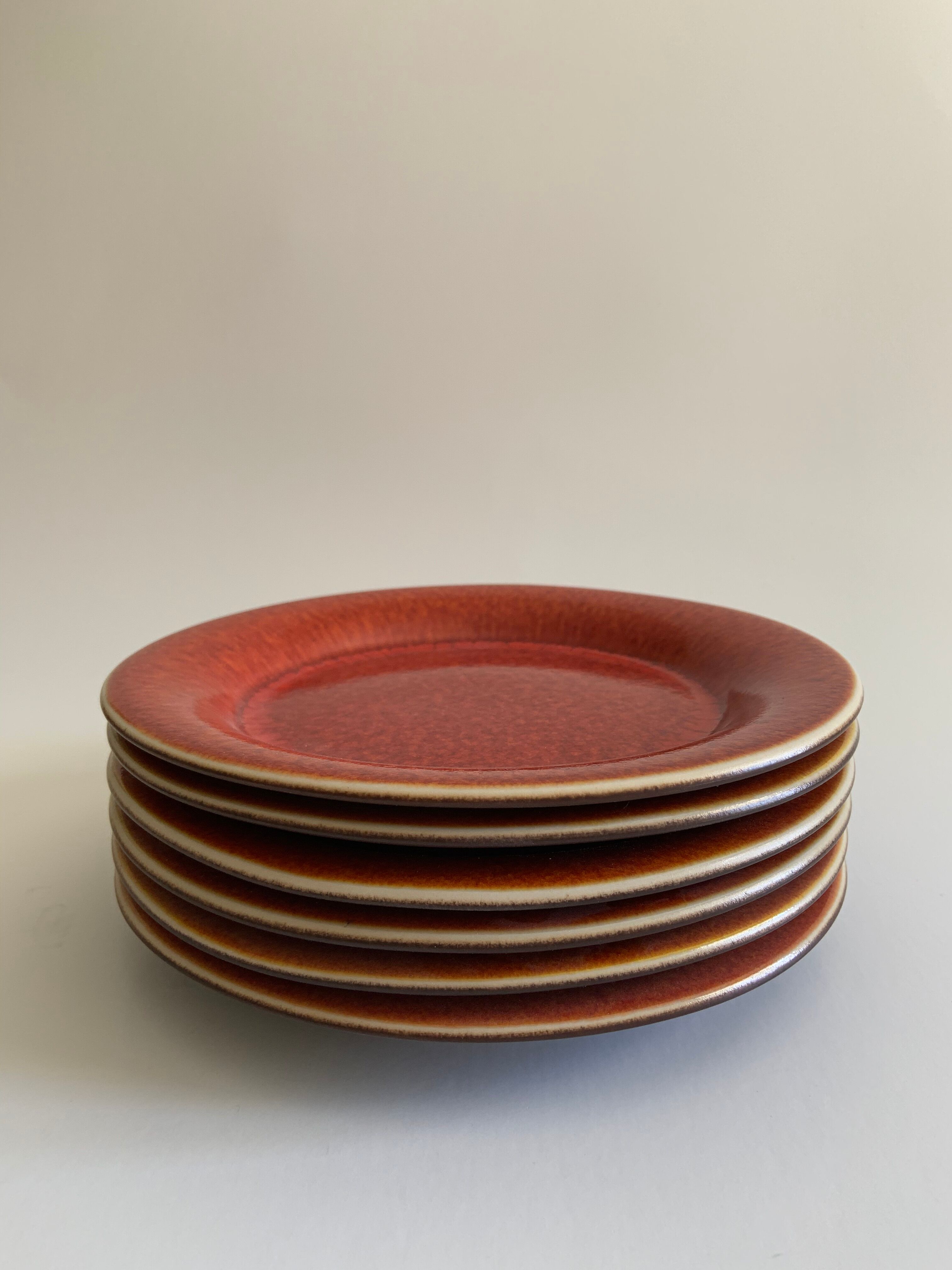 Dessert plate Jars Tange orange