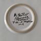 Large plate HB Henriot Quimper decor Tradition 32 cm