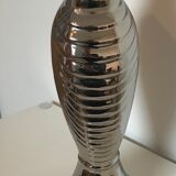 High Art Deco style metallic vase