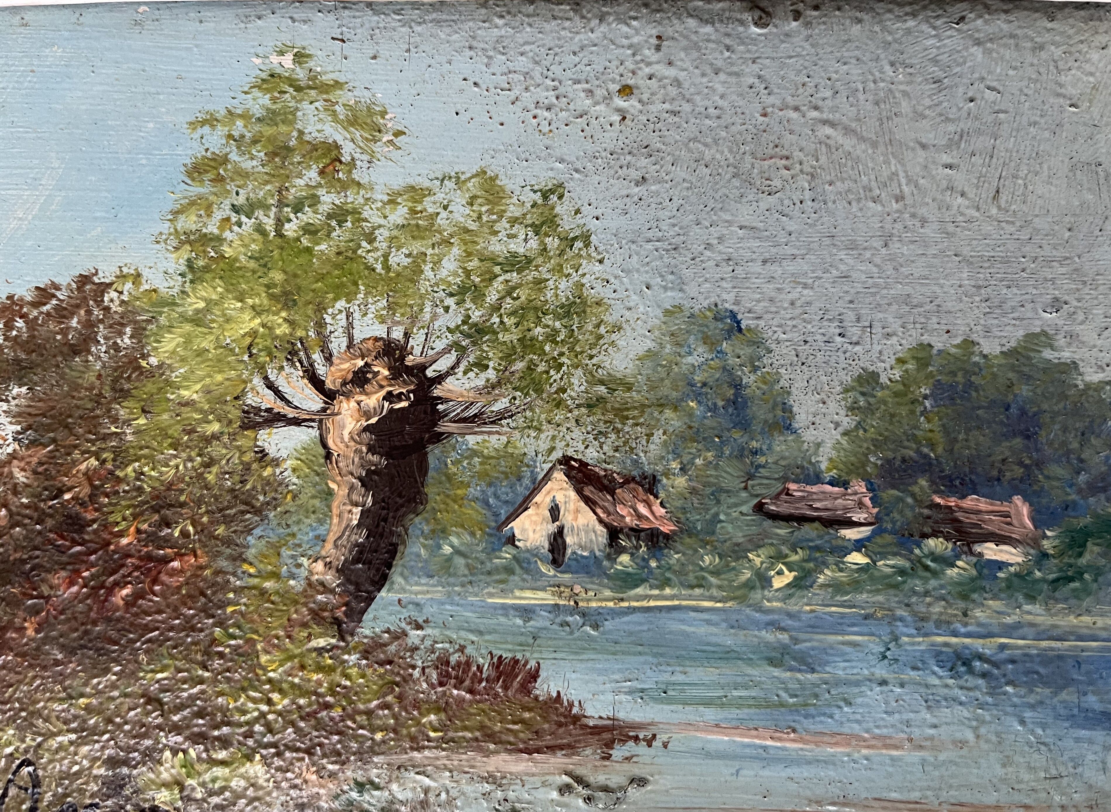 Painting, oil on panel