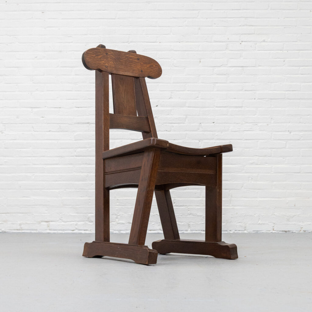 Ensemble de chaises de salle à manger brutalistes des années 1970
