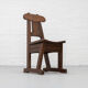 Ensemble de chaises de salle à manger brutalistes des années 1970
