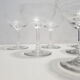 6 champagne glasses in Baccarat crystal, Nancy model, circa 1920