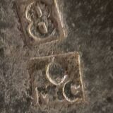 Art Deco Set of Coffee and Tea Jugs + Milk Jug Silver-Plated Metal and Bakelite