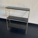 Vintage 1960 String wall shelf black and gold - 60 x 48 cm