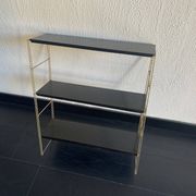 Etagère vintage 1960 String murale noir doré - 60 x 48 cm