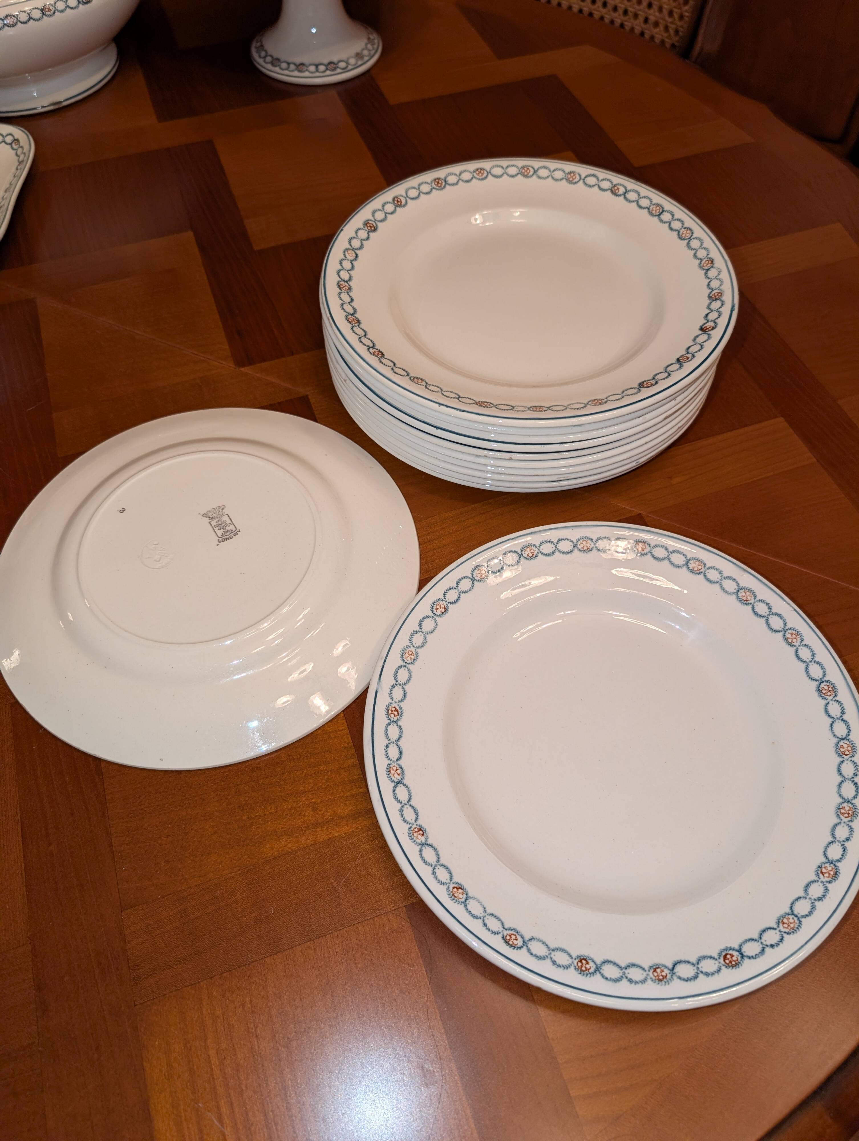 Rare & Important Longwy Table Service – 65 Pieces