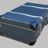 Vintage blue suitcase