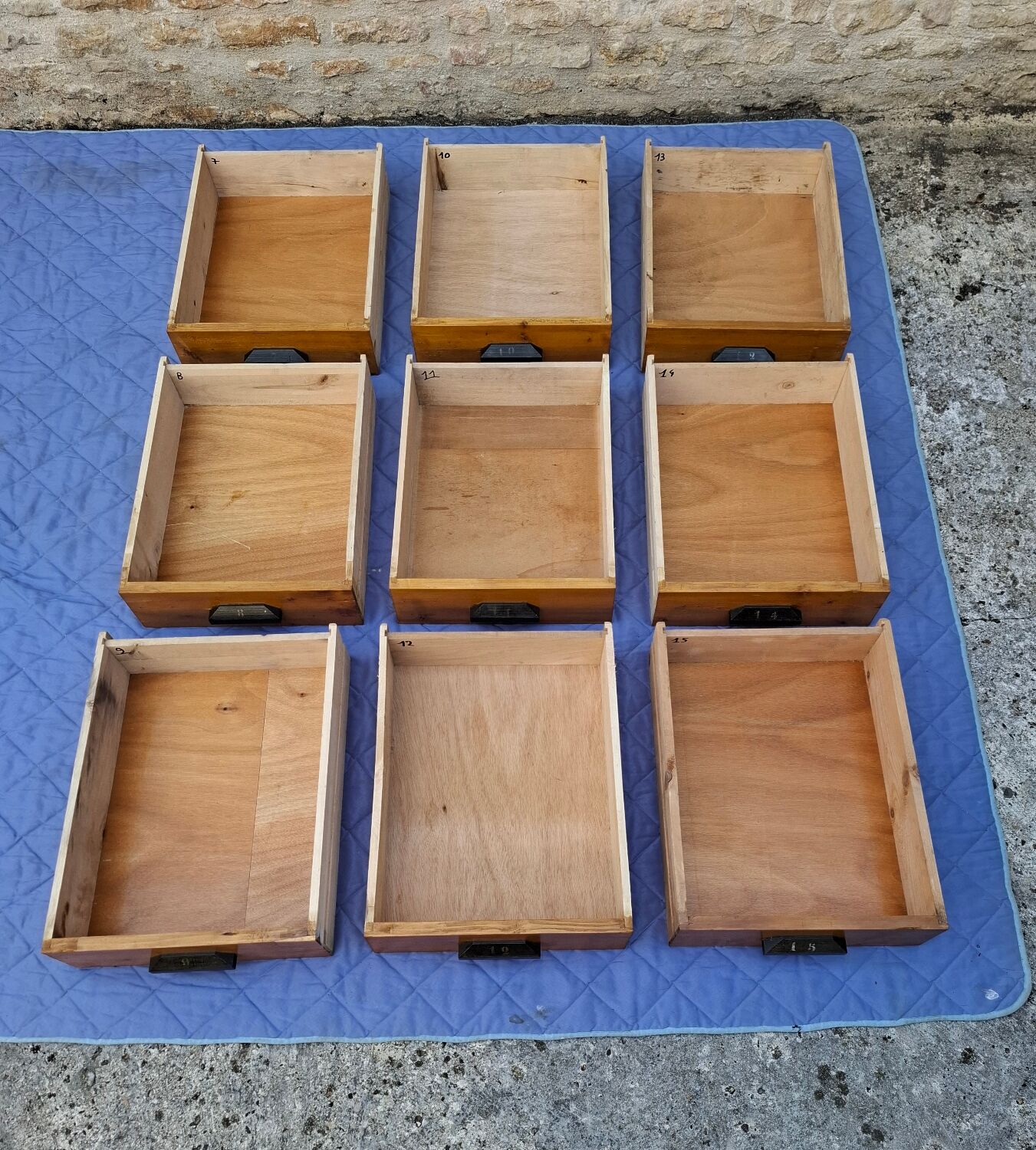 Craft cabinet with drawers