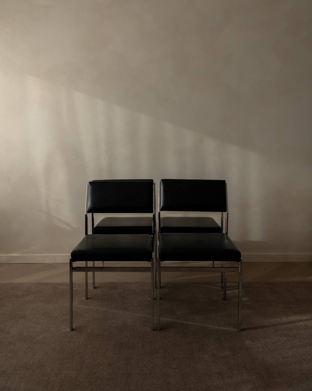 4 chaises de salle à manger néerlandaises Pastoe SM07 par Cees Braakman