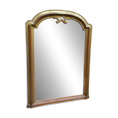 Wooden mirror with golden paint, period 800