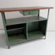 Banc de travail industriel vintage