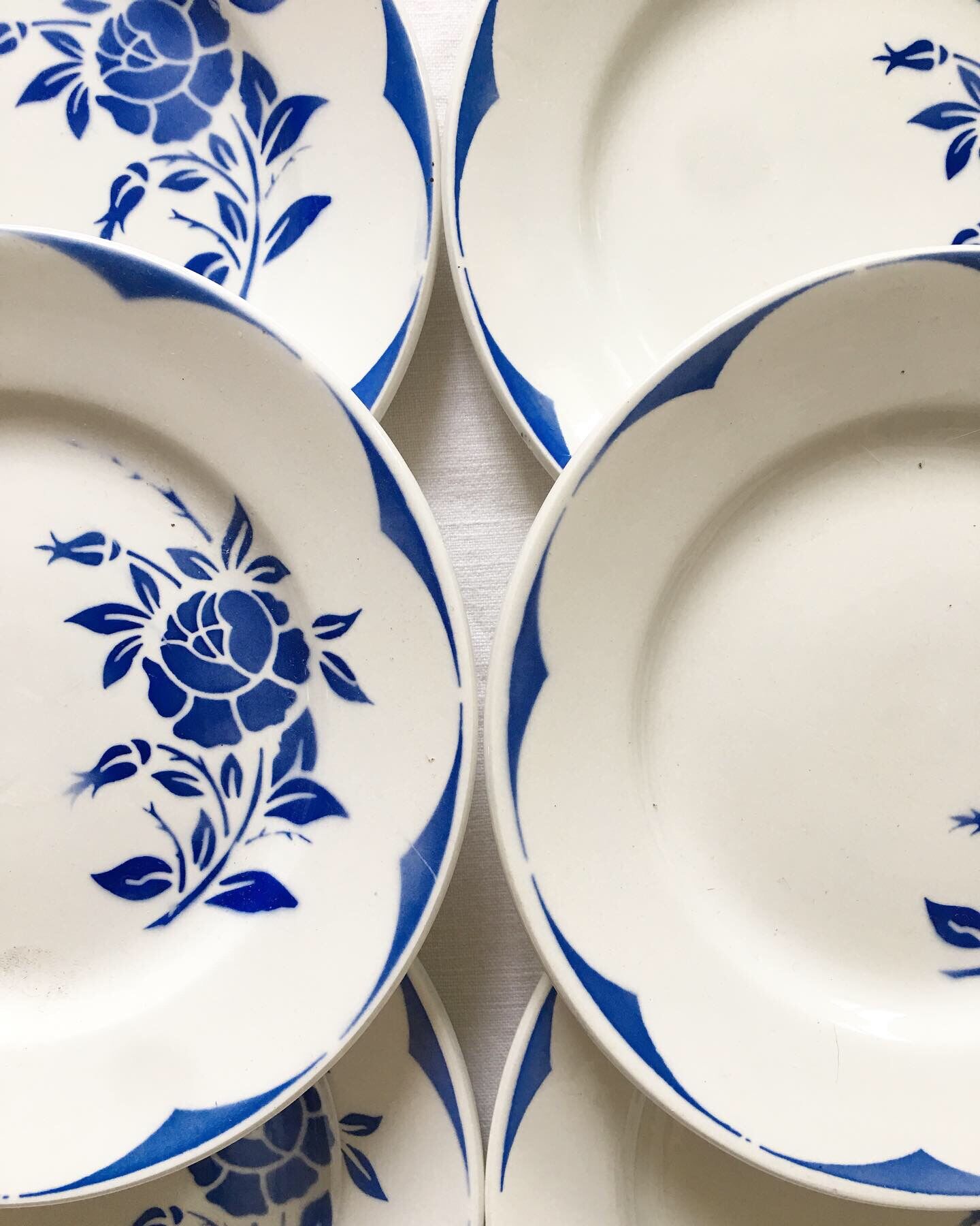 6 plates for dessert digoin Corsica