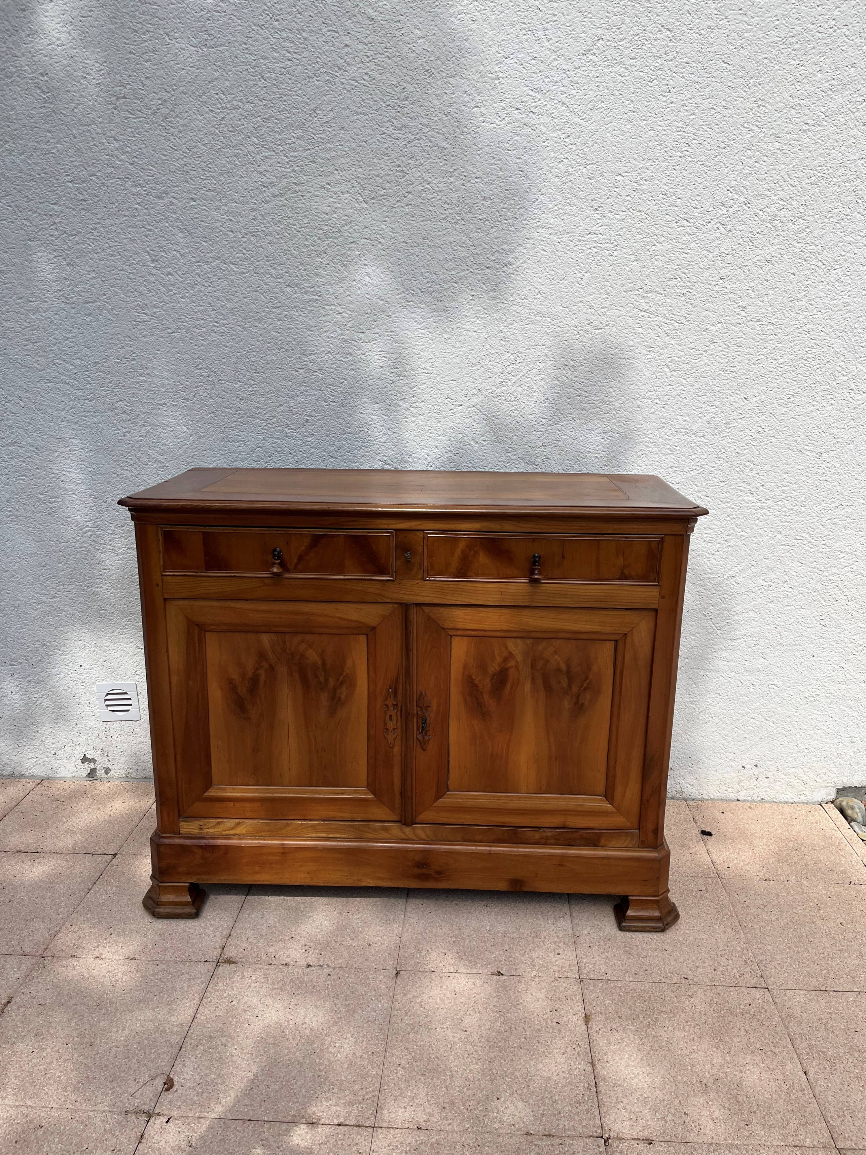 Louis Philippe antique buffet in cherry tree