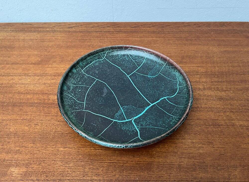 Assiette murale d'atelier allemande Art déco par Richard Uhlemeyer, années 1940