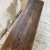 Solid oak bench