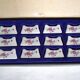 Lot de 12 couverts vintage en porcelaine française repose jolie décoration florale 4430