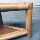 Handcrafted Bamboo Corner Table Set, 1970s, Set of 2