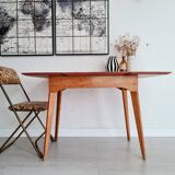 Table with folding compass legs