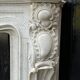 Impressive Louis XV style fireplace in Carrara marble circa 1880