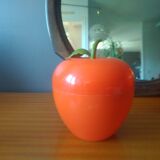 Vintage orange ice bucket - 70s