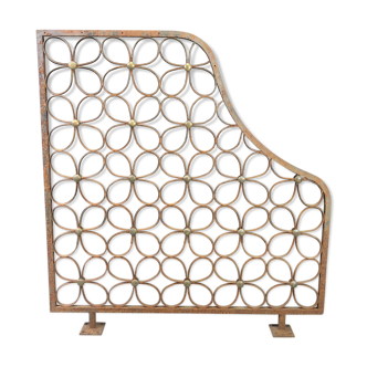 Old iron railing, clover pattern