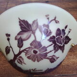 Two Vianne glassware wall light