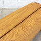 Vintage solid elm bench for Maison Regain