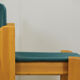 Side chair in pine and felt, Italy 1970s