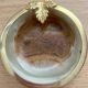 Ashtray or empty pocket in marble and brass