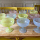 Lot de 11 coupes à glace Luminarc / arcoroc Pastel