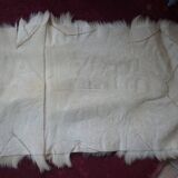 Beige tanned goat skin