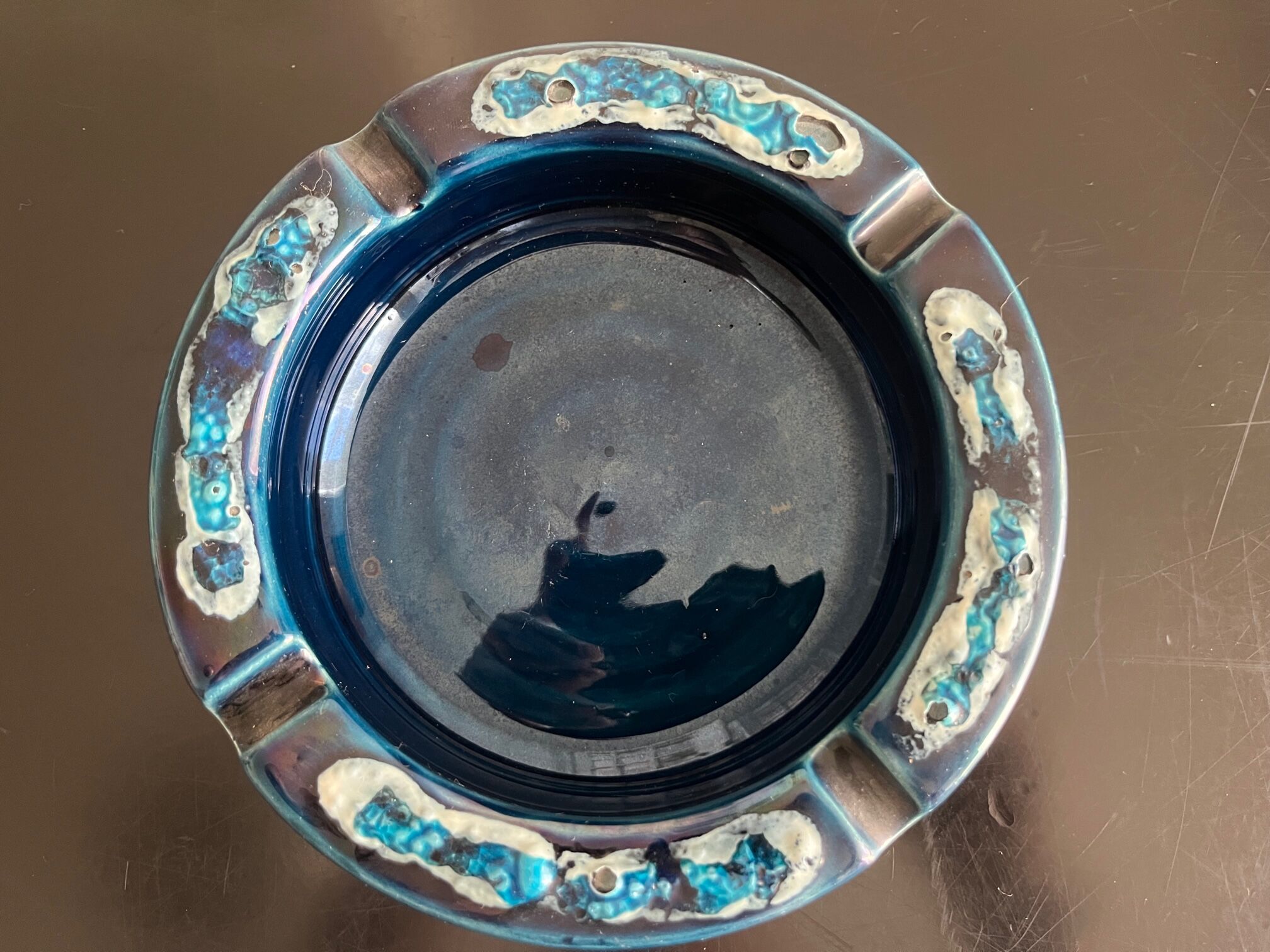 Lava ceramic ashtray