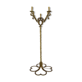 Gold wrought iron lamppost