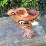 Terracotta jug, ceramic, email