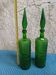 Empoli Bottles Italy vintage Hobnail Decorative Art