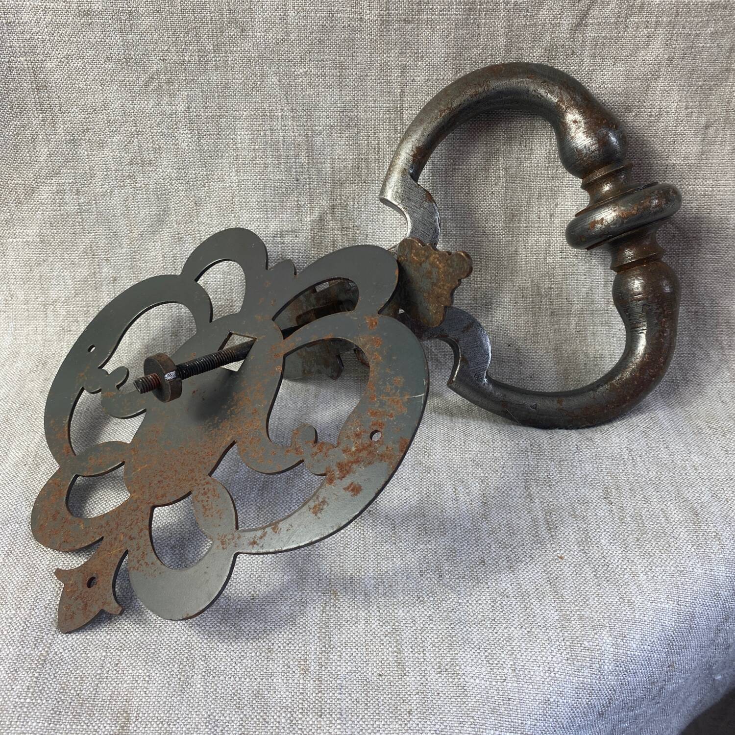 Metal door knocker