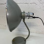 Industrial, medical table lamp.