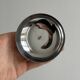 8 shiny stainless steel ice cream cups