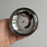 8 coupelles à glace en inox brillant