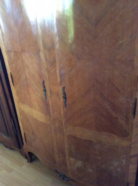 2-door wardrobe with exterior and interior veneer