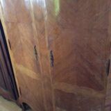 2-door wardrobe with exterior and interior veneer