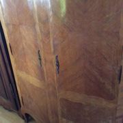 Armoire 2 portes avec placage extérieur et intérieur