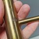 A set of stylish brass wall lamps from Danish Darø