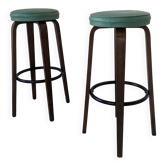 Paire de tabourets de bar, années 50
