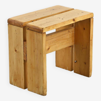 Solid pine stool, Les Arcs