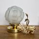 Vintage art deco globe installation lamp