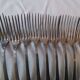 12 Art Deco forks and 12 Bouillet Bourdelle soup spoons.