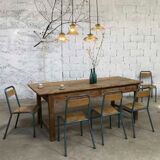 Duo of suspensions Holophane bistro style